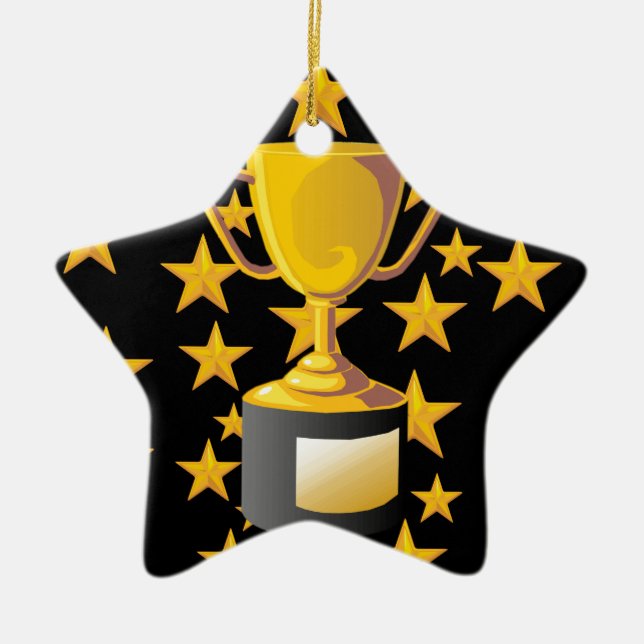 TROPHIES CERAMIC TREE DECORATION (Front)