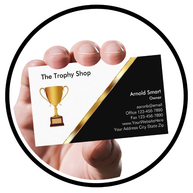 Trophy Awards Business Cards (Creator Uploaded)