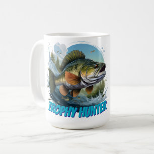 Trophy Bass Hunter Customisable Coffee Mug