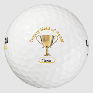 Trophy Cup for a 'Maid of Honour'. Golf Balls