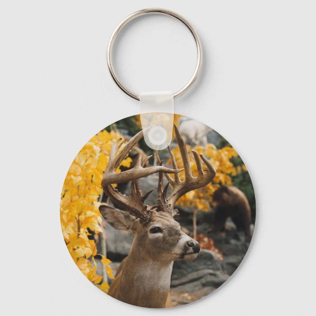 Trophy Deer Key Ring (Front)