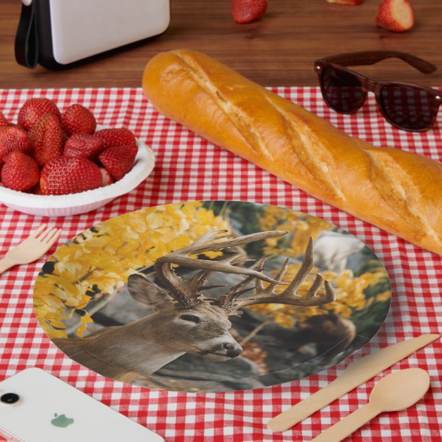Trophy Deer Paper Plate (Picnic)