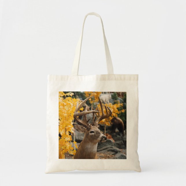Trophy Deer Tote Bag (Front)