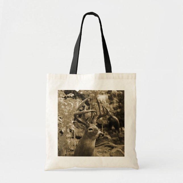 Trophy Deer Tote Bag (Front)