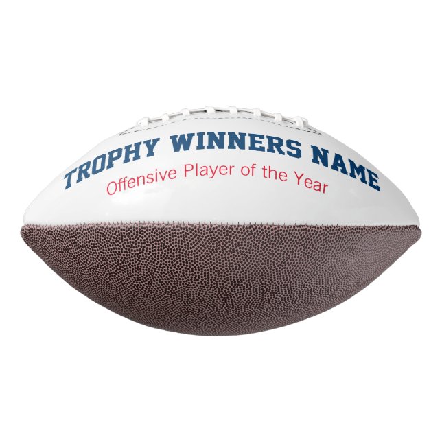 Trophy Football, Customisable for Sports Banquets Football (Rotated 90)