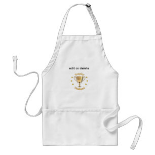 Trophy Husband - Customize your Apron
