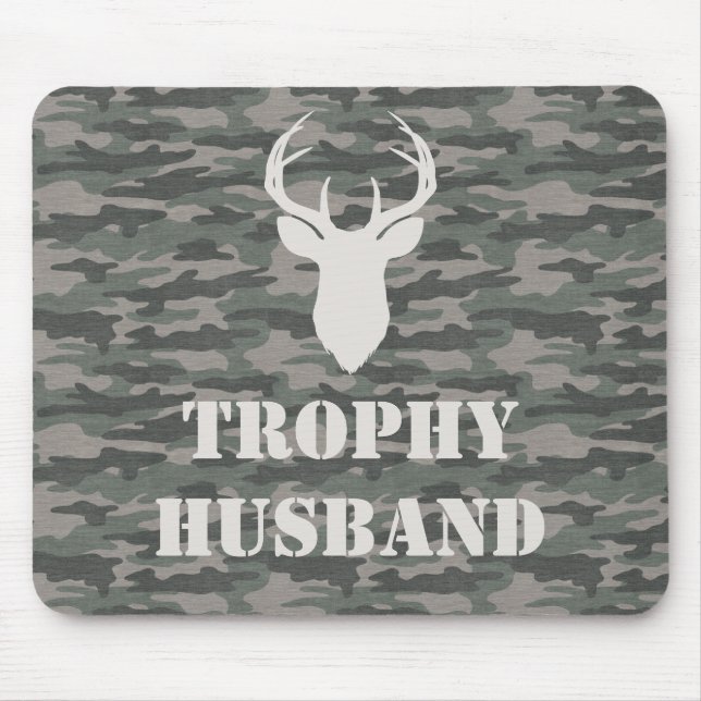 Trophy Husband Funny Men's Gift Mouse Pad (Front)