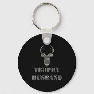 Trophy Husband Funny Mens Gift T Shirt Key Ring