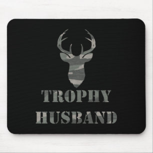 Trophy Husband Funny Mens Gift T Shirt Mouse Pad