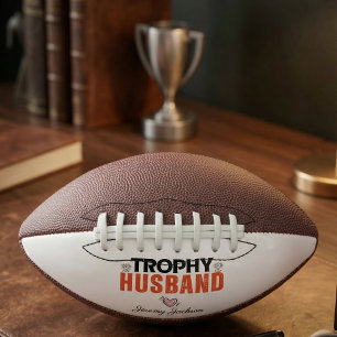 Trophy Husband Personalised Mini Football Fun