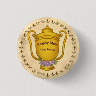 Trophy Mum 3 Cm Round Badge