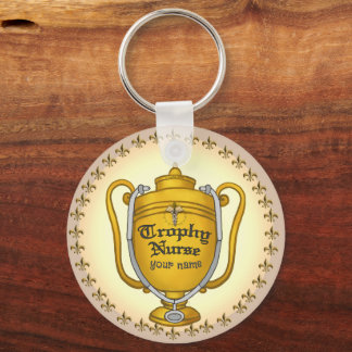 Trophy nurse key ring