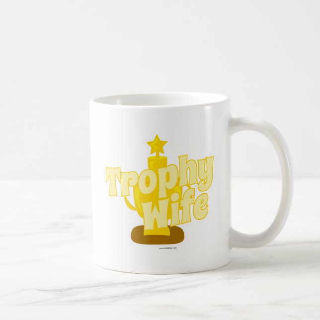Trophy Wife Fun Winning Logo Design Coffee Mug (Right)
