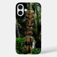 Tropic Beach Tiki Illustrated Hawaiian