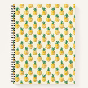 Tropic Gold Pineapple Yellow Hues Notebook