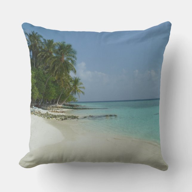 Tropic Island Throw Pillow (Front)