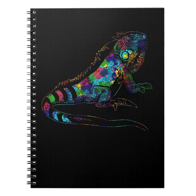 Tropic Reptile Zoo Keeper Gift Idea Iguana Premium Notebook (Front)