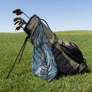 Tropic Safari-Blue Golf Towel