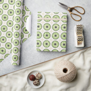 Tropic Slice Leafy Green Wrapping Paper