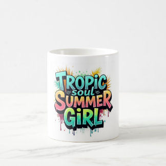 Tropic Soul Summer Girl Graffiti Mug