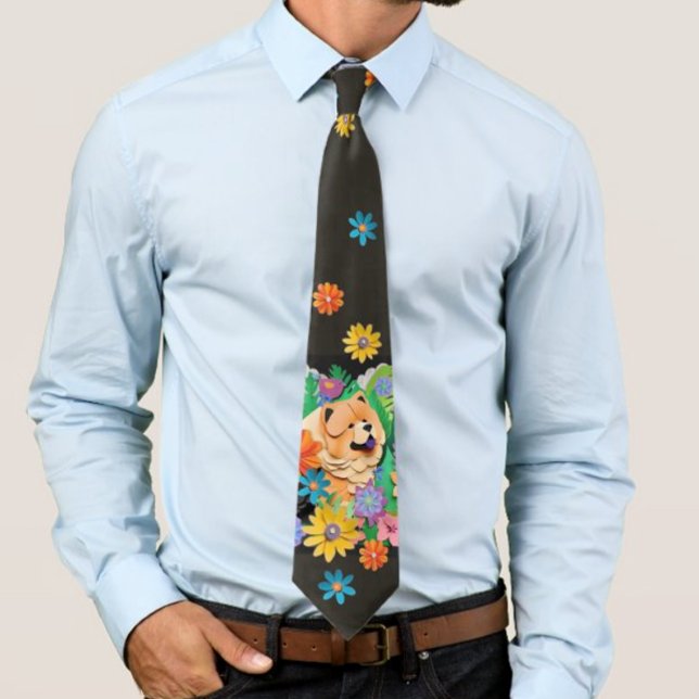 TROPIC TANGO red  chow  Tie (Creator Uploaded)