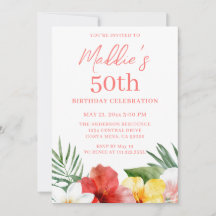 Tropical 50th Birthday