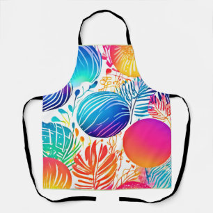 Tropical Abstract Paradise Apron
