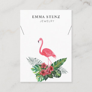 Tropical Accent Necklace Jewelry Display Card
