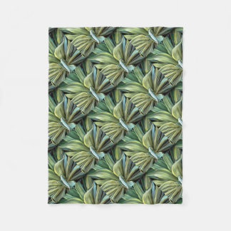 Tropical Agave Realism Art Fleece Blanket