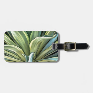 Tropical Agave Realism Art Luggage Tag