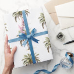 Tropical Aloha Beach Palm Trees Wedding Wrapping Paper<br><div class="desc">Tropical Aloha Beach Palm Trees wedding bridal shower</div>