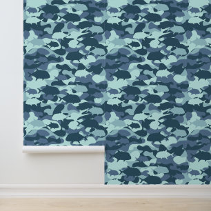 Tropical aloha print wallpaper