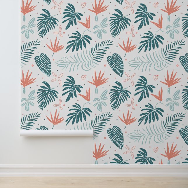 Tropical aloha print wallpaper (Application)