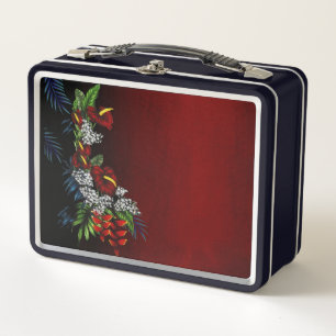 Tropical Aloha Retro Lunch Box