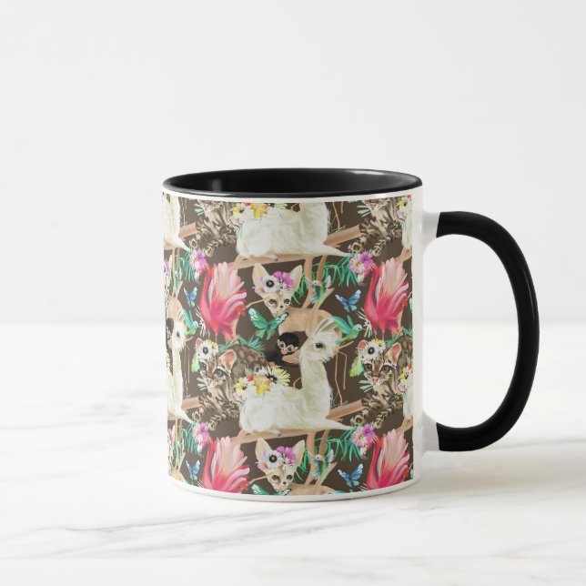Tropical Animal Pattern Mug (Right)