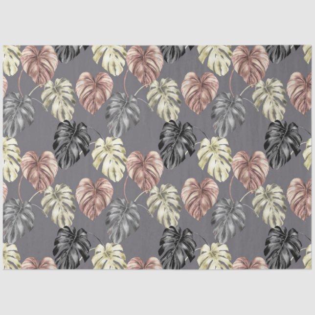 Tropical Animal Print &Greenery Series Design 36 Tissue Paper (Front)