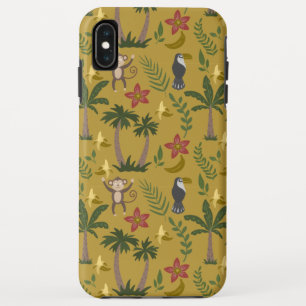 Tropical animals seamless pattern monkey , macaw Case-Mate iPhone case