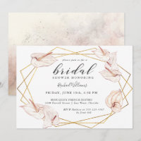 Tropical Anthuriums Floral Bridal Shower