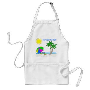 Tropical Aprons, Gifts for Snowbirds Standard Apron