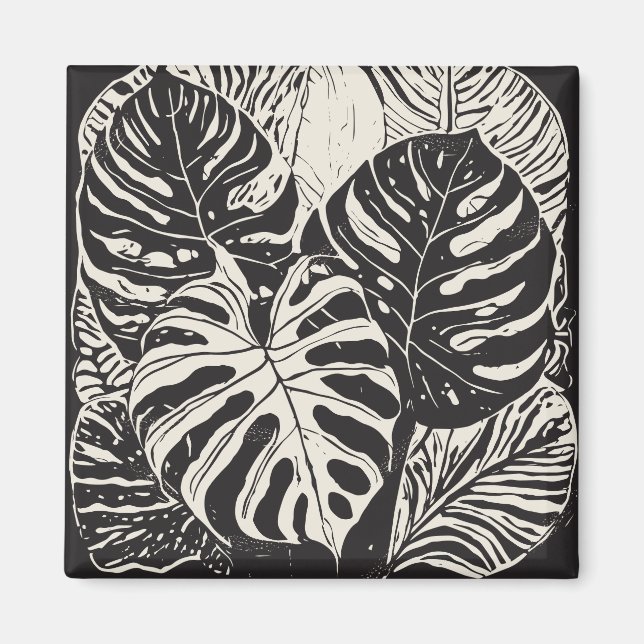 Tropical art magnet (Front)