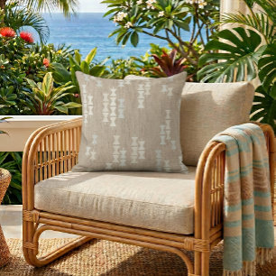 Tropical art pillow
