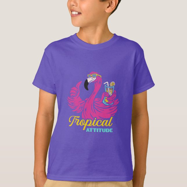 Tropical Attitude T-Shirt (Front)