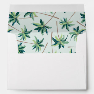 Tropical Australian Foxtail Palm Envelope