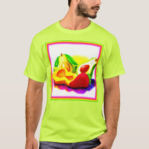Tropical Avocado, Strawberry, and Mango. Buy Now T-Shirt