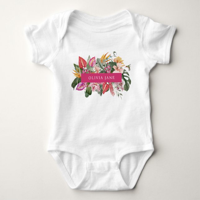 Tropical Baby Bodysuit (Front)