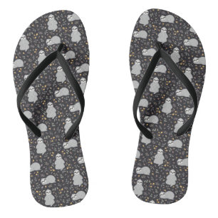 Tropical Baby Sloth Pattern Jandals