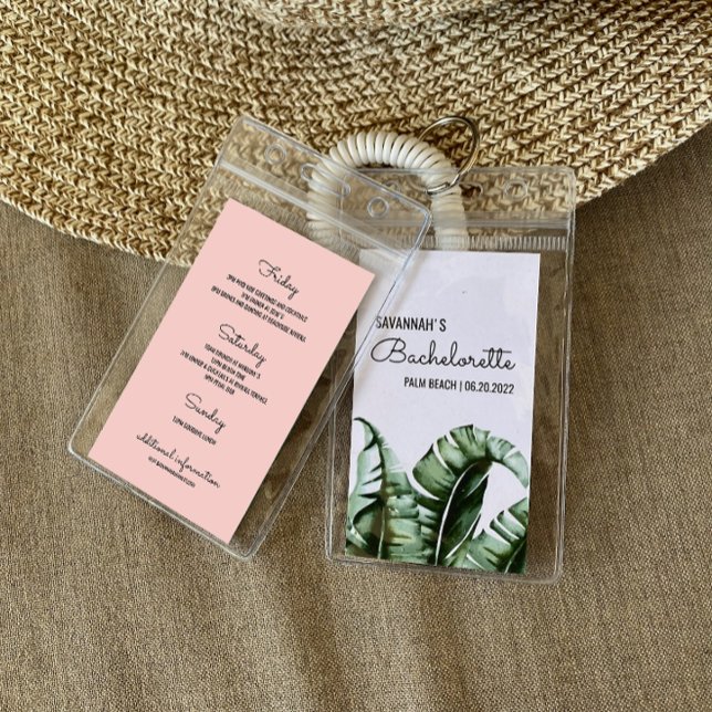 Tropical Bachelorette Itinerary Badge Insert (Creator Uploaded)