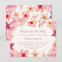 Tropical Bachelorette Pool Party