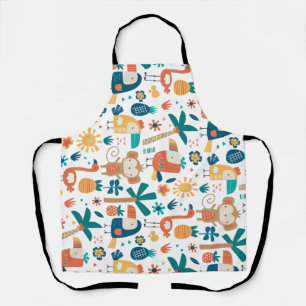 Tropical Backyard Arts Apron