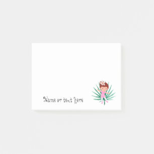 Tropical Ballerina Post-it Notes